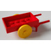 LEGO Red Fabuland Wheelbarrow (2 Wheels)