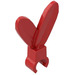 LEGO Rojo Plumas Penacho con Clip (471 / 30127)