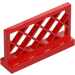 LEGO Rood Schutting 1 x 4 x 2 Lattice (3185)