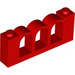 LEGO Red Fence 1 x 6 x 2 (30077)
