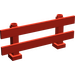 LEGO Red Fence 1 x 8 x 2 (6079)