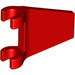 LEGO Rood Vlag 2 x 2 Angled met uitlopende rand (80324)