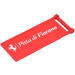 LEGO Red Flag 7 x 3 with Bar Handle with &#039;Pista di Fiorano&#039; Sticker (30292)