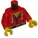 LEGO Red Flatfoot Thompson bandit Torso (973 / 73403)