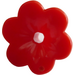 LEGO Red Flower with Rounded Petals