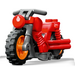 LEGO rouge Flywheel Bike avec Orange Arrière Roue