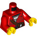 LEGO Red Fringe Shirt with Shoulder Bag Torso (973 / 76382)