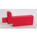 LEGO Red Garage Door Counterweight, Old Style with Hinge Pins