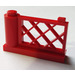 LEGO Red Gate 1 x 4 x 2 With Base