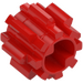 LEGO Red Gear with 8 Teeth Wide, Notched, and No Friction (11955)