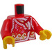 LEGO Red Girl in Red Shirt Minifig Torso (973 / 76382)