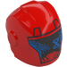 LEGO Red Helmet with Smooth Front with Hourglass and Pixels (28631 / 102992)