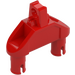 LEGO Rood Scharnier 1 x 3 met Twee Pinnen en Finger (47973 / 57359)