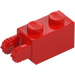 LEGO Red Hinge Brick 1 x 2 Locking with 2 Fingers (Vertical End) (30365 / 54671)