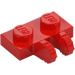 LEGO Red Hinge Plate 1 x 2 with Dual Fingers (50340 / 60471)