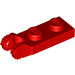 LEGO rouge Charnière assiette 1 x 2 avec Verrouillage Les doigts avec rainure (44302)