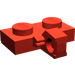 LEGO Rood Scharnier Plaat 1 x 2 met Verticaal Vergrendelings Stub met Groef aan de onderzijde (44567 / 49716)