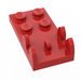 LEGO Rød Hengsel Plate 2 x 4 - Kvinne (3597)