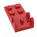 LEGO Red Hinge Plate 2 x 4 - Female (3597)