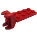 LEGO Punainen Sarana Levy 2 x 4 jossa Articulated Joint - Nainen (3640)