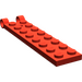 LEGO rot Scharnier Platte 2 x 8 Beine (3324)