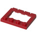 LEGO Red Hinge Plate 4 x 4 Sunroof (2349)