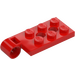 LEGO Red Hinge Plate Top 2 x 4 with 6 Studs and 2 Pin Holes (43045)