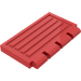 LEGO Rood Scharnier Tegel 2 x 4 met Ribs (2873)