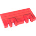 LEGO Red Hinge Train Gate 2 x 4 Locking Dual 2 Stubs with Rear Reinforcements (44569 / 52526)