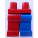 LEGO Rood Heupen met Blauw Links Been en Rood Rechtsaf Been (73200)