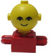 LEGO Red Homemaker Figure with Yellow Head