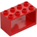 LEGO Červená Hadička Reel 2 x 4 x 2 Držák (4209)