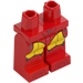 LEGO Rød Iron Mann med Rød Rustning Minifigur Hofter og ben (73200 / 106852)