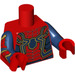 LEGO Red Iron Spider-Man Minifig Torso (973 / 88585)