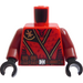 LEGO rouge Kai Torse avec Ninjago Décoration et rouge Tunic (973 / 76382)