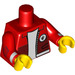 LEGO Red Kai with Red Jacket Minifig Torso (973 / 88585)