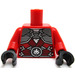 LEGO Rood Kai met Stone Pantser Minifiguur Torso (973)