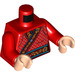 LEGO Rood Katy Minifig Torso (973 / 76382)