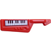 LEGO Red Keyboard Guitar with Keys Facing Outwards (66944)