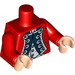 LEGO rot King George&#039;s Officer Torso (76382 / 88585)