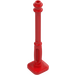 LEGO Rouge Lampadaire 2 x 2 x 7 avec 4 rainures de base (11062)