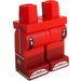 LEGO Red Legs with  zipped Pockets, Dark Red Boots and White Soles (3815)