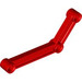 LEGO Red Link 1 x 9 Bent with Three Holes (28978 / 64451)