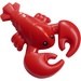 LEGO rouge Lobster avec Noir Yeux (29017)