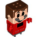 LEGO Rood Mario Figure met LCD Screens for Ogen en Chest (49242)