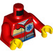 LEGO Red Medic Minifig Torso (973 / 76382)