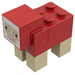 LEGO rouge Minecraft Sheep - rouge