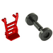 LEGO Rosso Minifig Hand Truck with Wheels