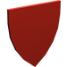 LEGO Red Minifig Shield Triangular (3846)