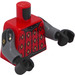 LEGO Red Minifig Torso Vampire Knight (973)